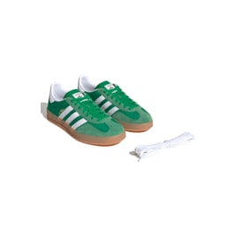 Tênis Adidas Gazelle Indoor Verde/Branco IE6605