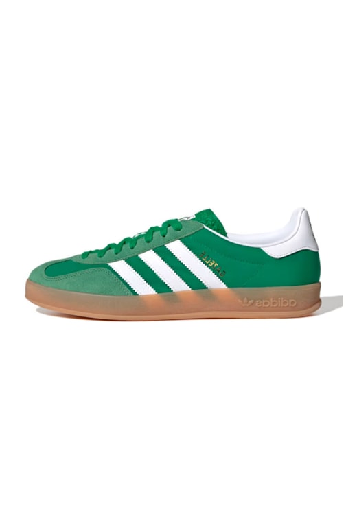 Tênis Adidas Gazelle Indoor Verde/Branco IE6605