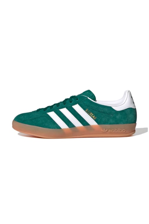 Tênis Adidas Gazelle Indoor Verde/Branco JI2062