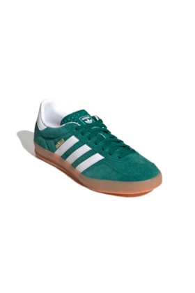 Tênis Adidas Gazelle Indoor Verde/Branco JI2062