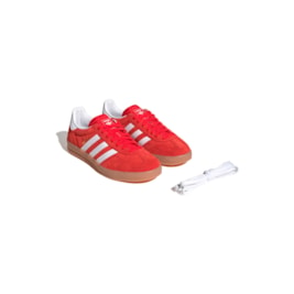 Tênis Adidas Gazelle Indoor Vermelho/Branco JI2063