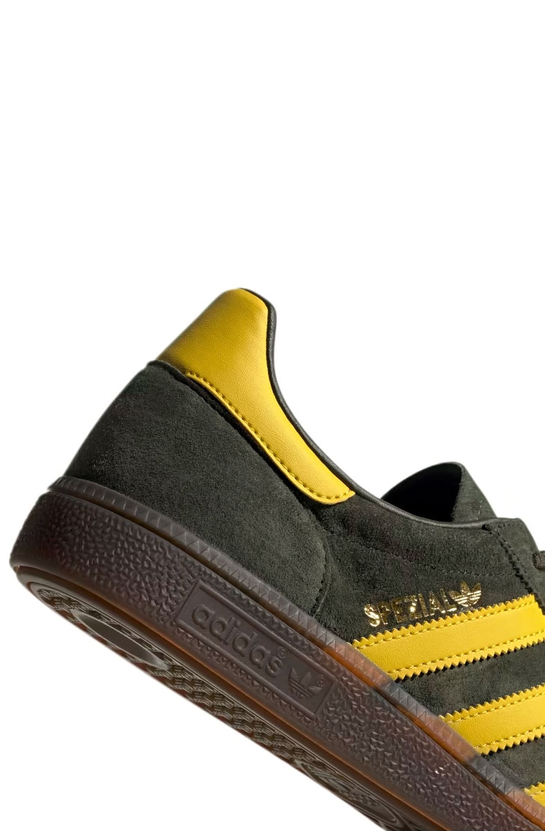 Adidas spezial green sale yellow