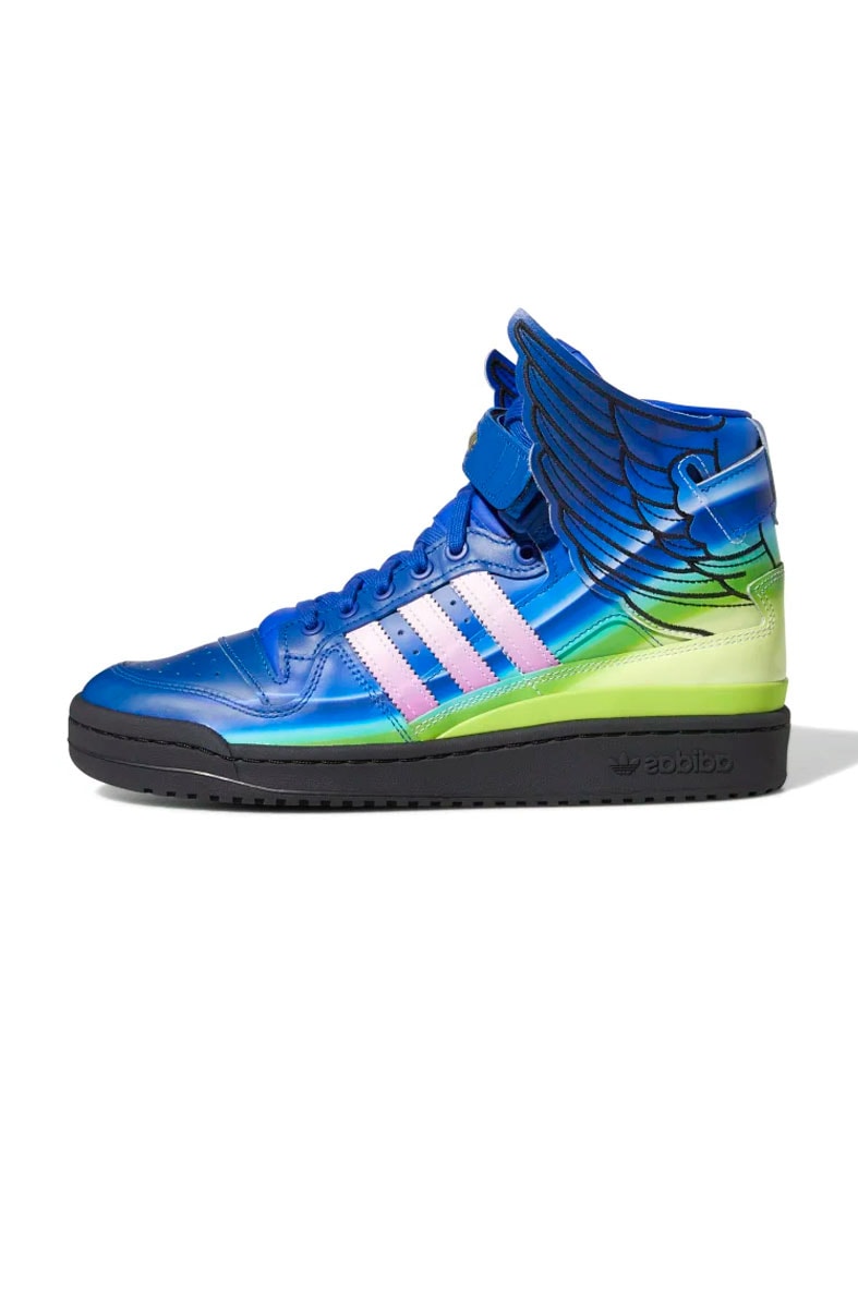 T nis Adidas JEREMY SCOTT MOTORSPORT WINGS 4.0 Azul Verde NewSkull