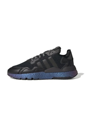 Tenis Adidas Nite Jogger Metallic Boost Preto Tenis Adidas Nite Jogger Metallic Boost Preto