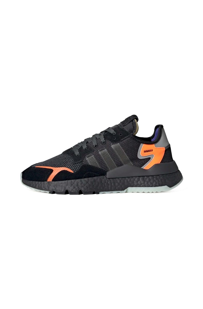 Nite jogger preto sales e laranja