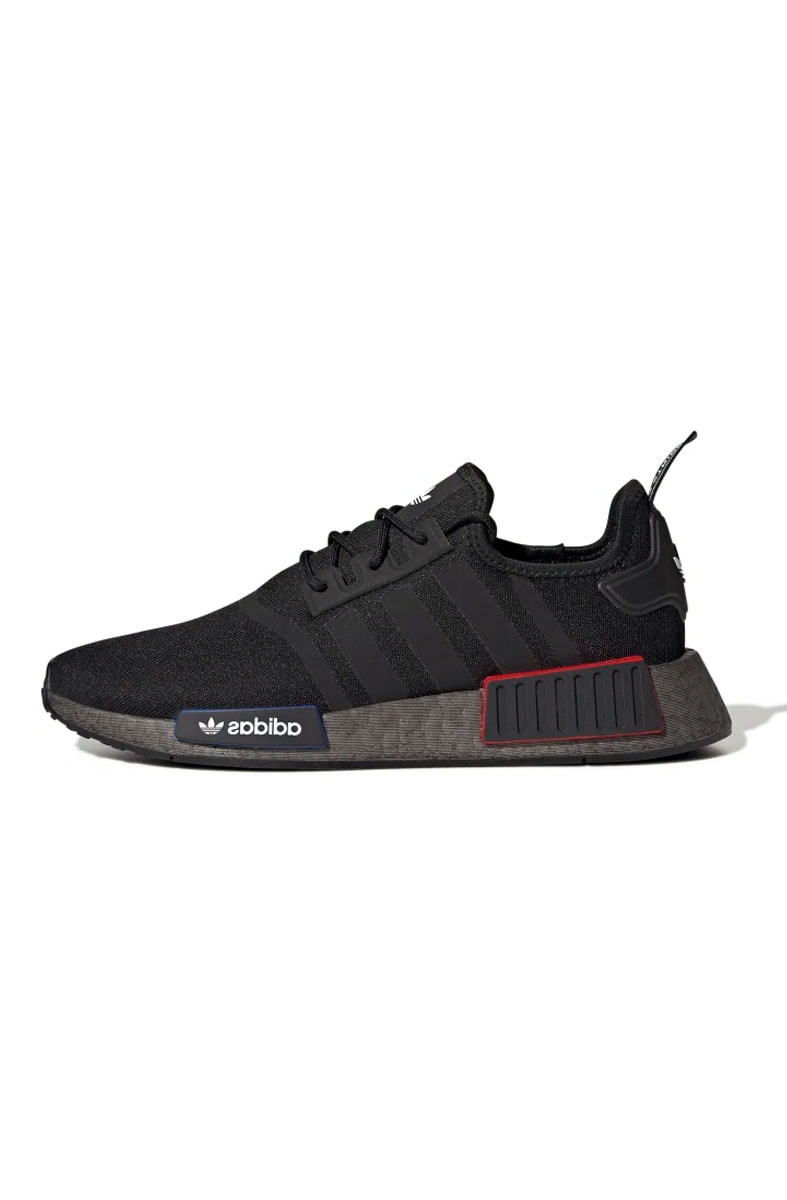 Nmd preto e store azul