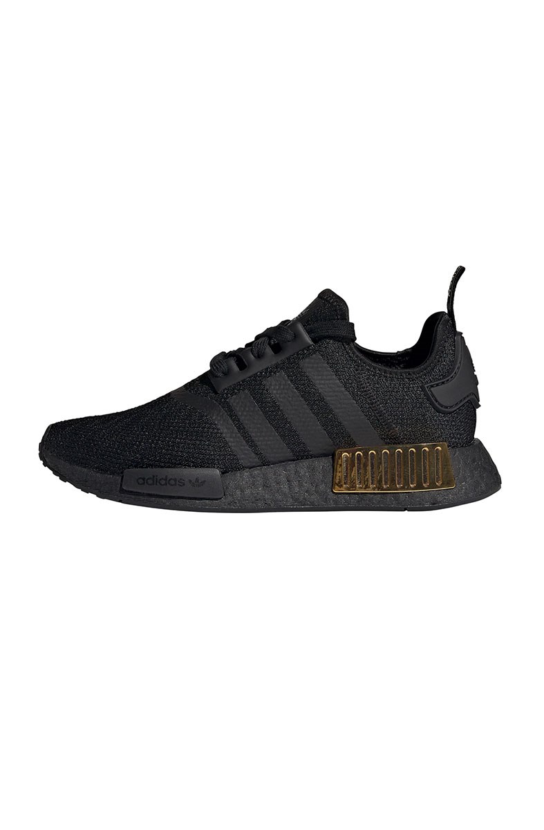 Tenis adidas preto com sales dourado feminino