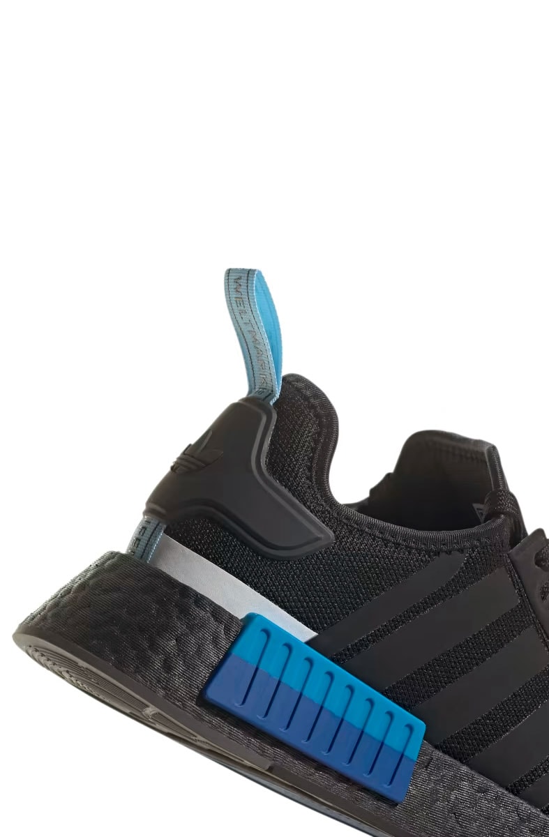 Tenis Adidas NMD R1 Preto Azul NewSkull