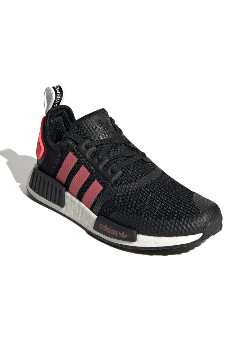 Adidas nmd r1 preto clearance e rosa