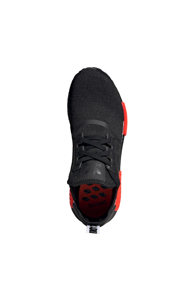 nmd r1 preto e vermelho