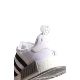 Tenis Adidas NMD R1 Primeblue Branco/Preto/Cinza