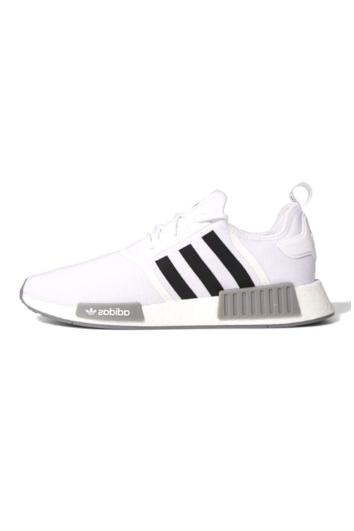 Tenis Adidas NMD R1 Primeblue Branco/Preto/Cinza