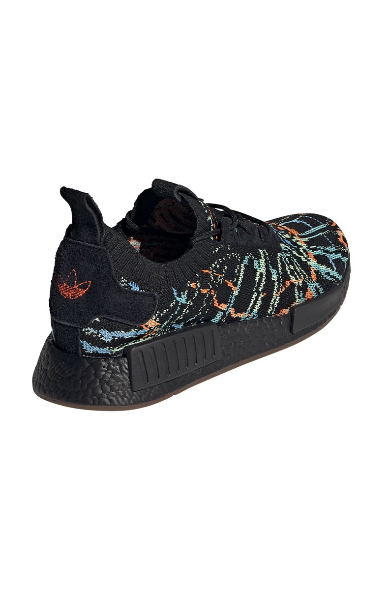 nmd preto e laranja