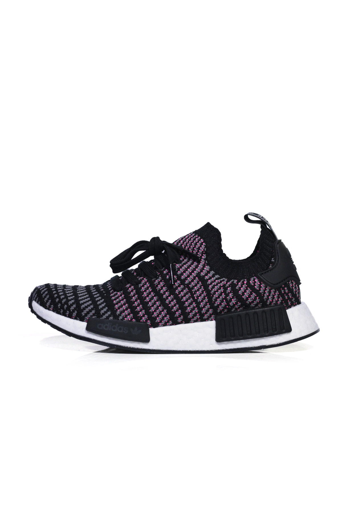 adidas nmd r1 black white pink