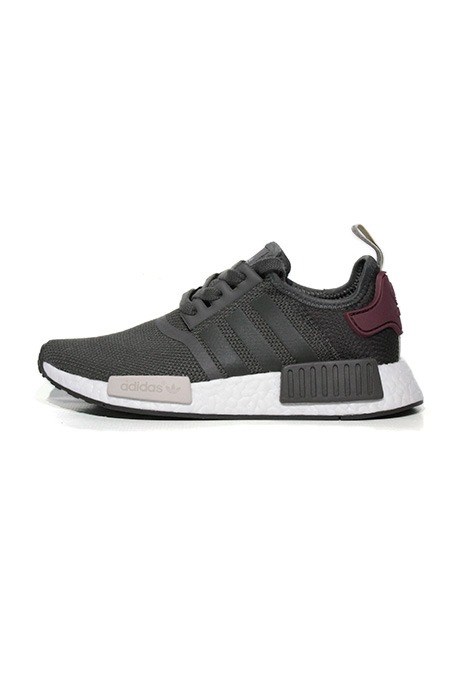 Adidas nmd utility grey maroon best sale