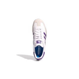 Tênis Adidas Samba ADV Branco/Roxo IE6613