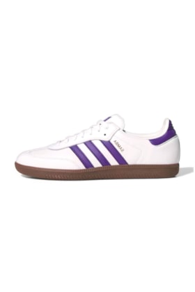 Tênis Adidas Samba ADV Branco/Roxo IE6613