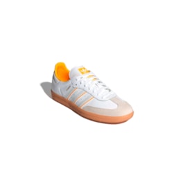 Tênis Adidas Samba OG Branco/Amarelo ID1479