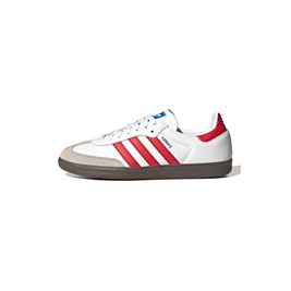 Tênis Adidas Samba OG Branco/Vermelho IG1025