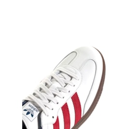 Tênis Adidas Samba OG Feminino Branco/Vermelho/Azul IH4881