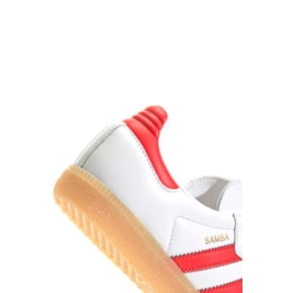 Tênis Adidas Samba OG J Branco/Vermelho JI4463