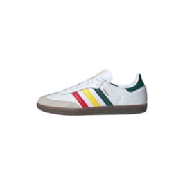 Tênis Adidas Samba OG Reggae Branco/Amarelo/Verde IH3118