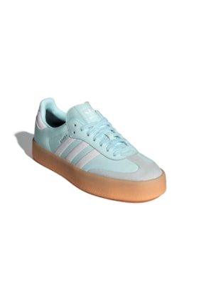 Tênis Adidas Sambae Feminino Azul Claro/Prata ID0435