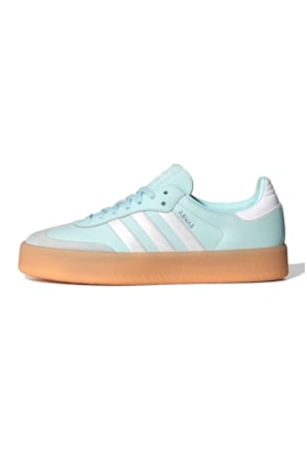 Tênis Adidas Sambae Feminino Azul Claro/Prata ID0435