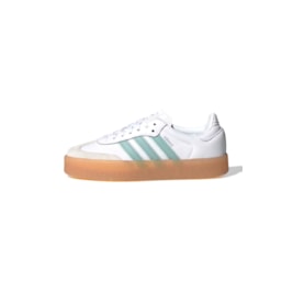 Tênis Adidas Sambae Feminino Branco/Verde JP5609