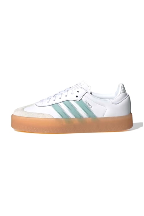 Tênis Adidas Sambae Feminino Branco/Verde JP5609