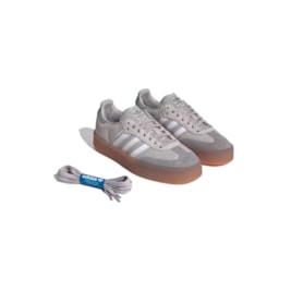 Tênis Adidas Sambae Feminino Cinza/Branco IE9108