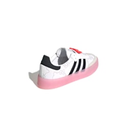 Tênis Adidas Sambae Hello Kitty Branco/Preto/Rosa IG4450