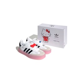 Tênis Adidas Sambae Hello Kitty Branco/Preto/Rosa IG4450