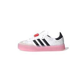 Tênis Adidas Sambae Hello Kitty Branco/Preto/Rosa IG4450