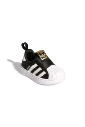 Tênis Adidas Superstar 360 Infantil Preto/Branco GX3233