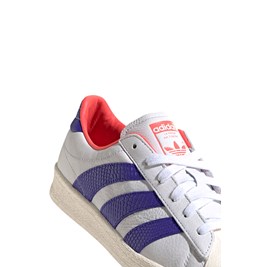 Tênis Adidas Superstar 82 Branco/Azul IE3054