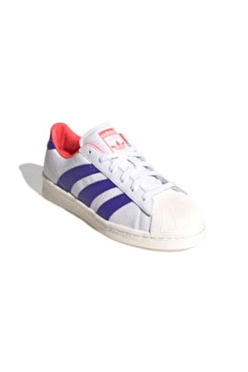 Tênis Adidas Superstar 82 Branco/Azul IE3054