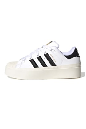 Tênis Adidas Superstar Bonega Feminino Branco/Preto