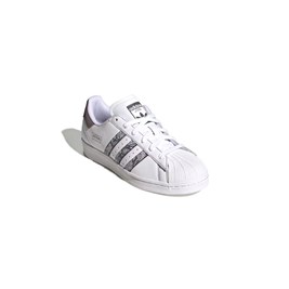 Tênis Adidas Superstar Feminino Branco/Cinza IE3008