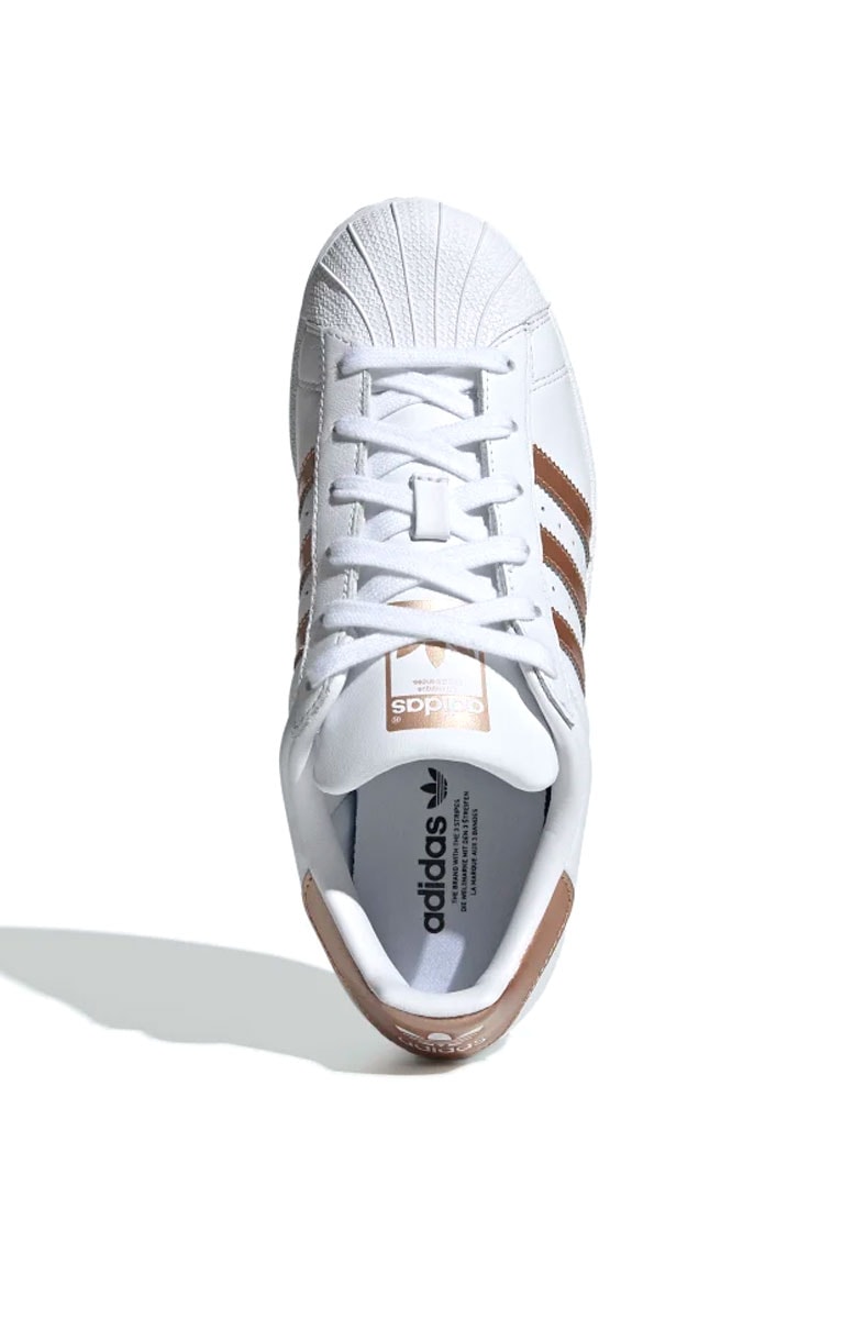 Tenis adidas superstar feminino best sale rose gold