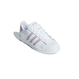 TÊNIS ADIDAS SUPERSTAR FEMININO BRANCO/LILAS