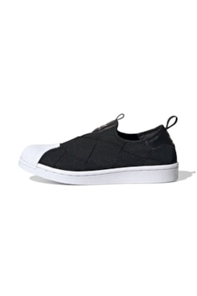 Tenis Adidas Superstar Feminino New Slip On Preto Tenis Adidas Superstar Feminino New Slip On Preto