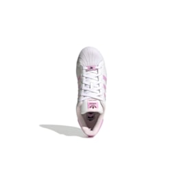 Tênis Adidas Superstar Her Vegan Branco/Rosa