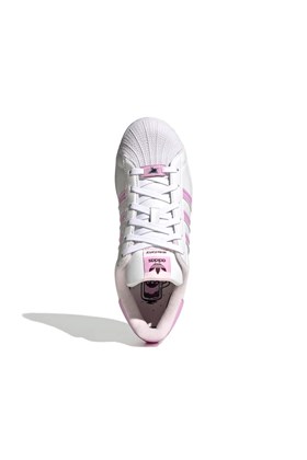 Tênis Adidas Superstar Her Vegan Branco/Rosa