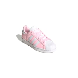 Tênis Adidas Superstar J Feminino Rosa/Branco IG0252