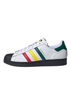 Tênis Adidas Superstar Reggae Branco/Amarelo/Verde IH3120