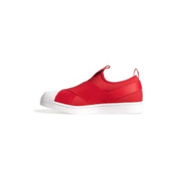 Tênis Adidas Superstar Slip On Feminino Vermelho/Branco