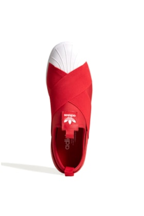 Tênis Adidas Superstar Slip On Vermelho/Branco Tênis Adidas Superstar Slip On Vermelho/Branco