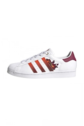 Tenis Adidas Superstar x Her Studio London Feminino Branco/Floral Tenis Adidas Superstar x Her Studio London Feminino Branco/Floral