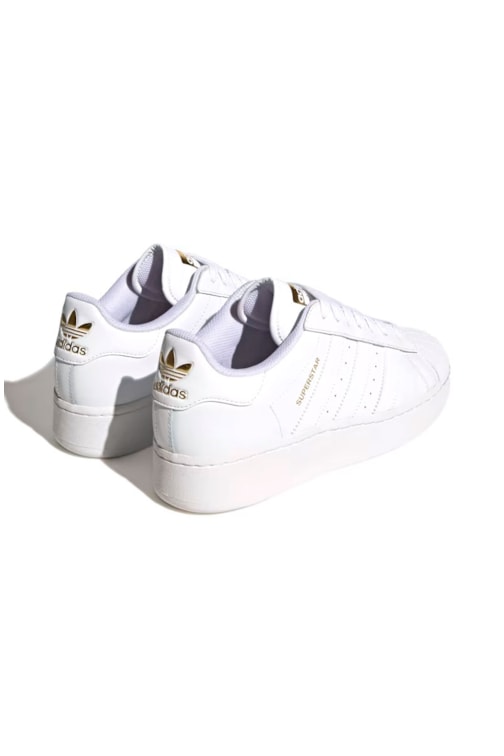 Tênis Adidas Superstar Bold Women's Branco/Dourado - NewSkull